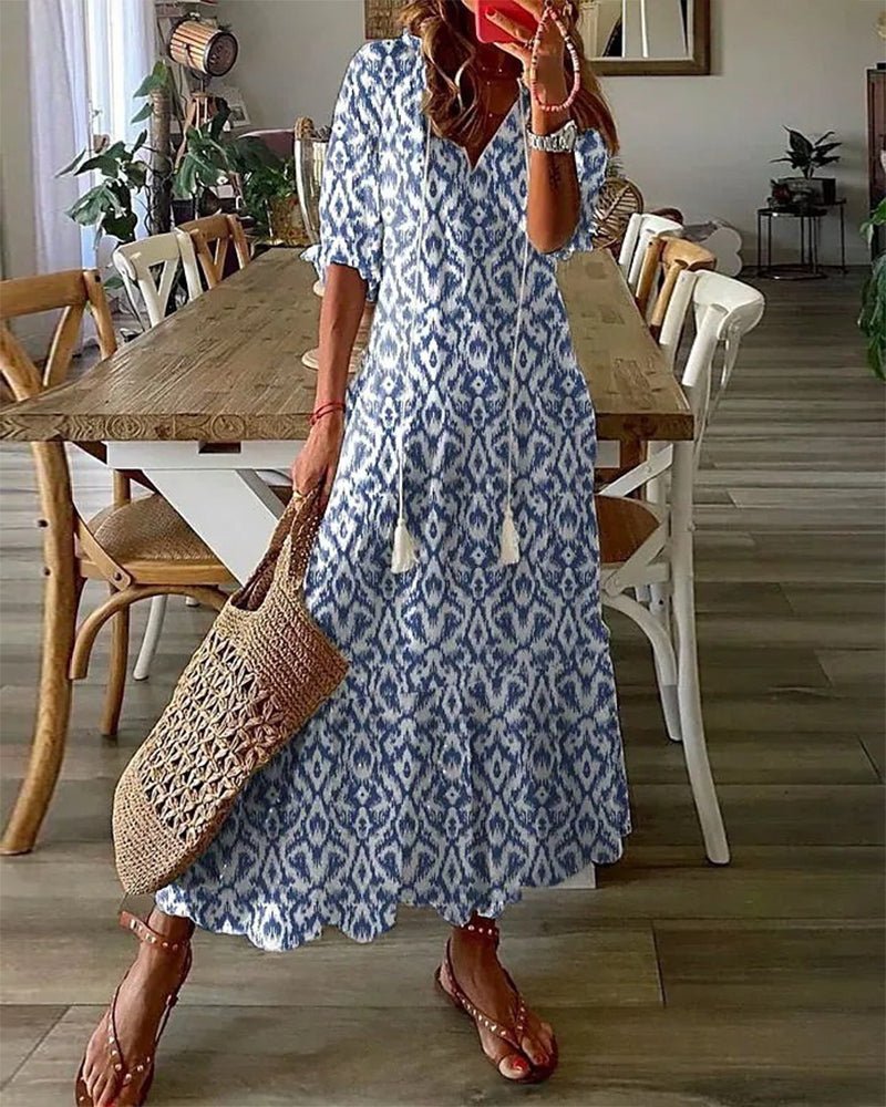 Bellucio™ | Vestito midi dallo stile boho disinvolto