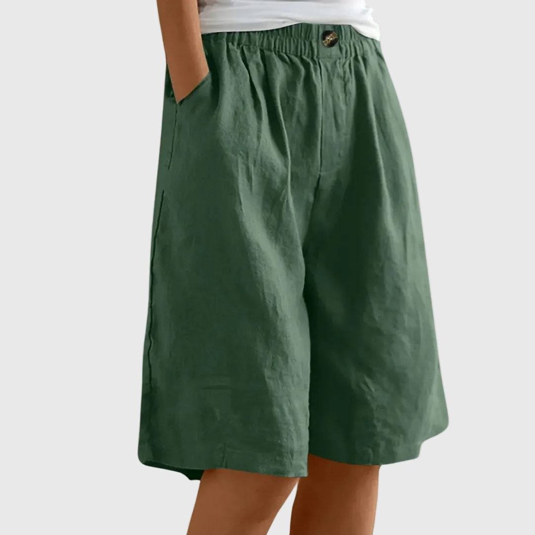 Bellucio™ | Pantaloni Corti Ampi con Vita Elastica Ella