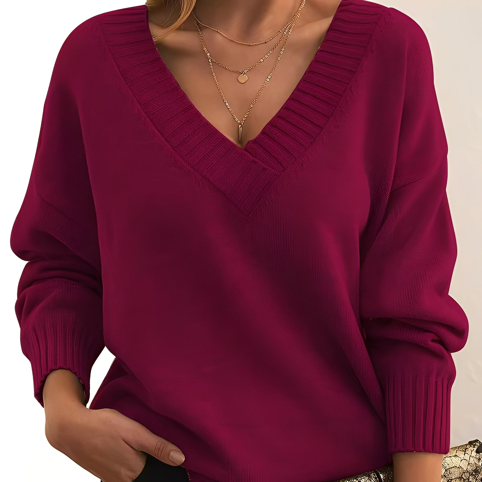 Merideth - Semplice, versatile maglione per donne