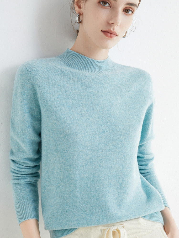 Rhoda - Semplice maglione di cashmere per donne