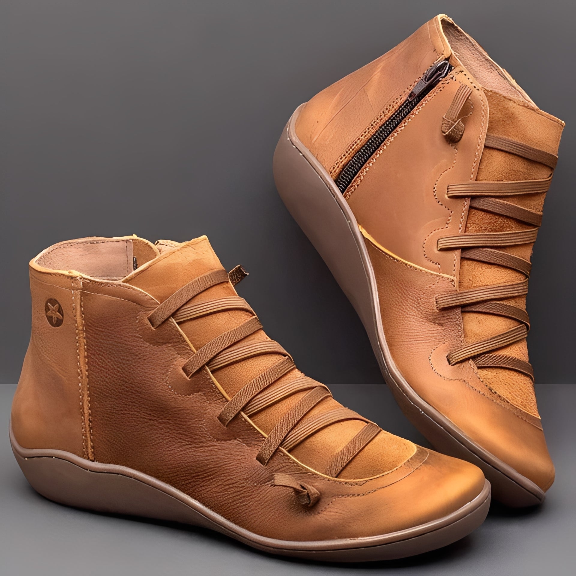 Emma - Comode scarpe da tempo libero in pelle per donne