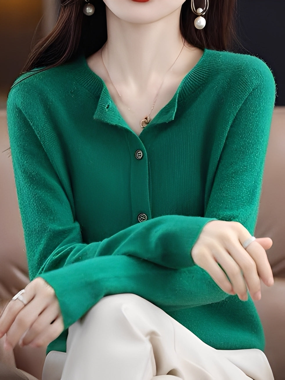 Arabella - Maglione di lana casual e ampio per donne