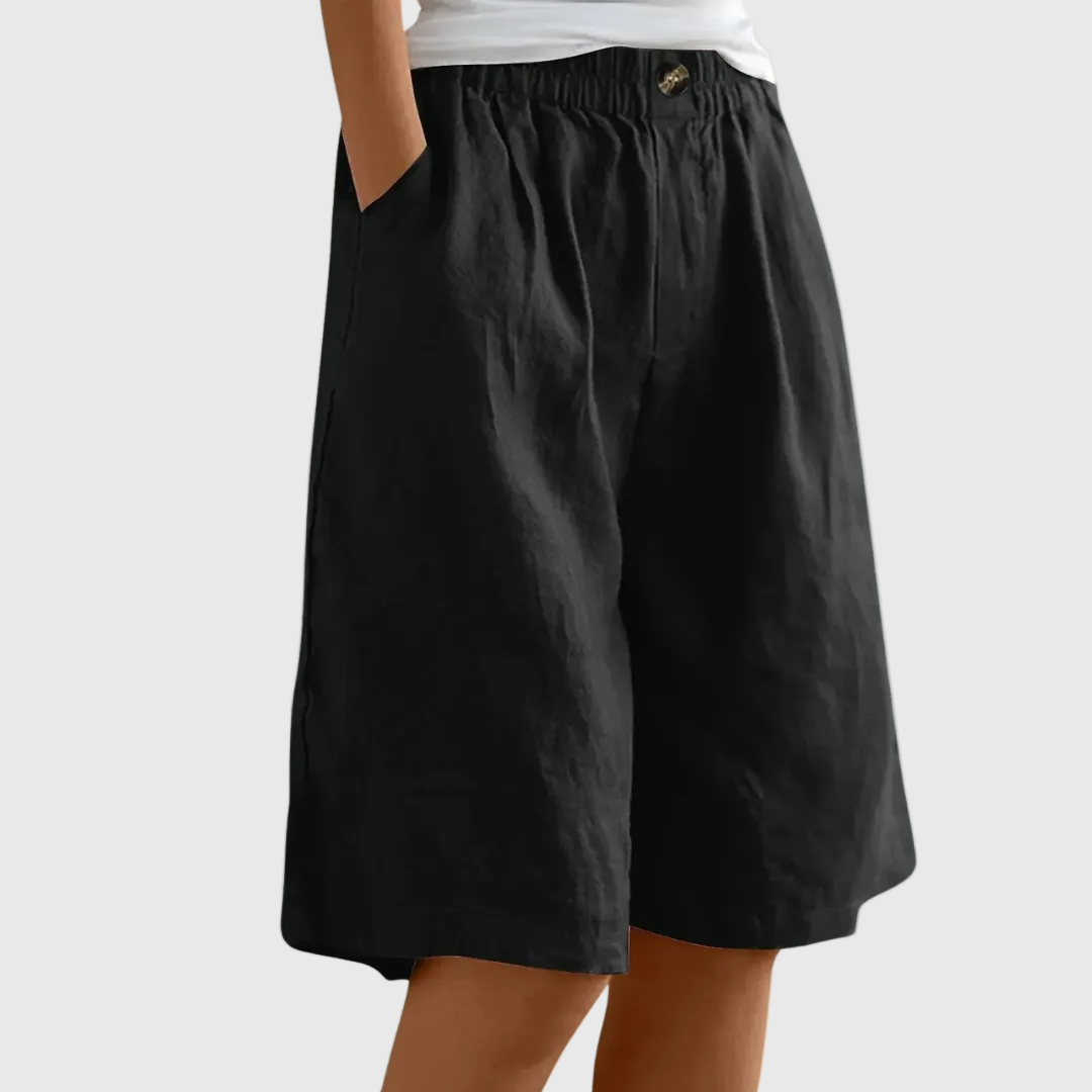Bellucio™ | Pantaloni Corti Ampi con Vita Elastica Ella
