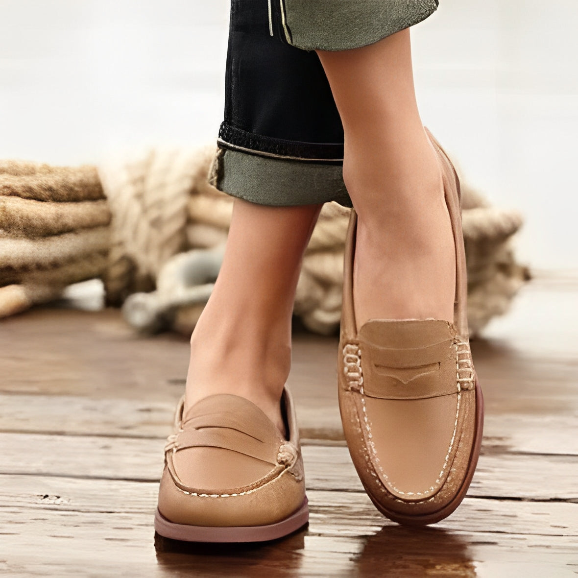 Tiffanie - Pantofole piatte casual per donne
