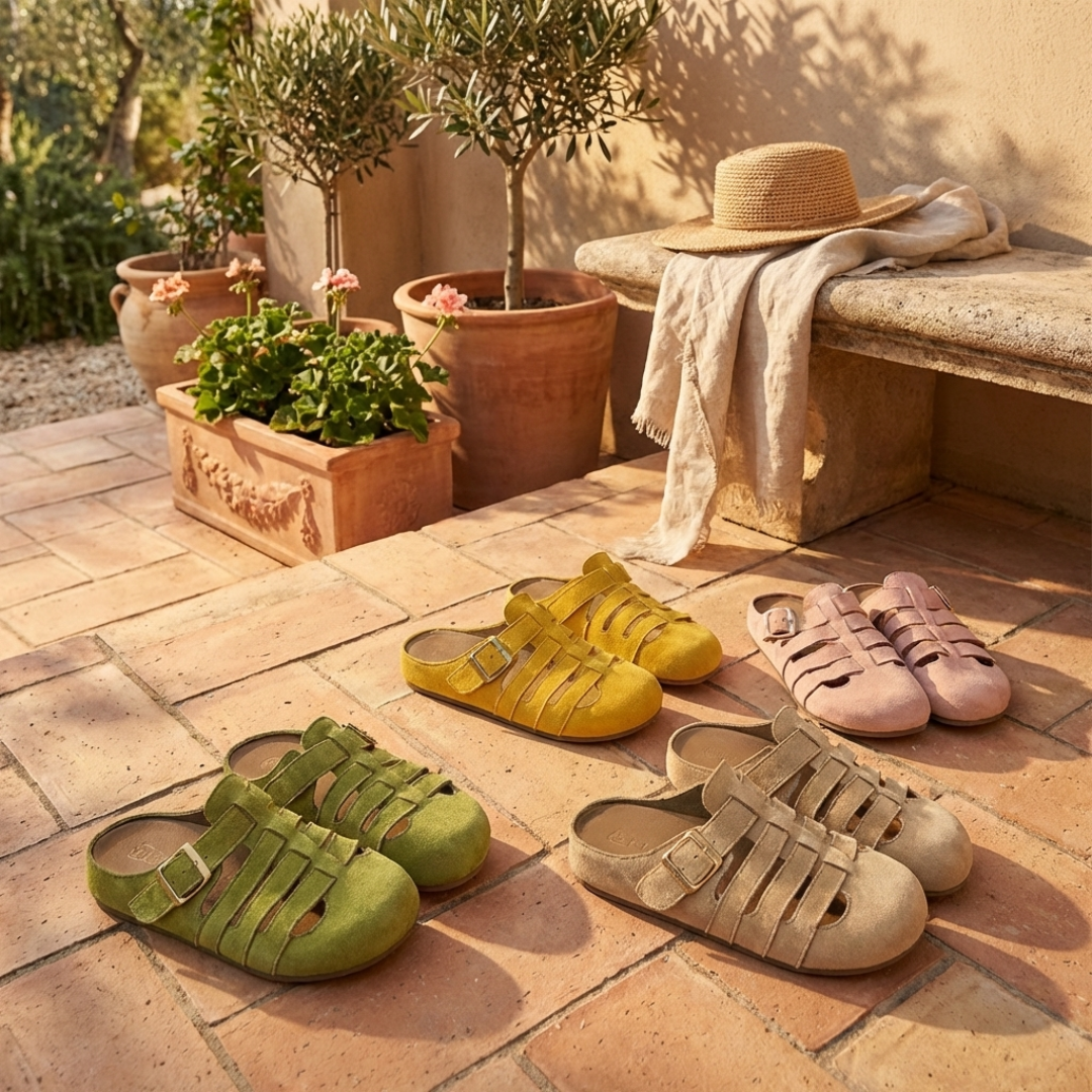 Bellucio™ | Clara Sandali Mules Confortevoli senza Chiusura