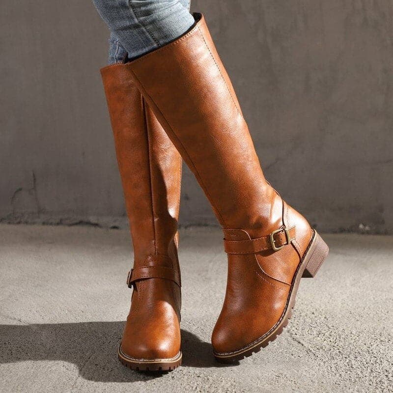 Marly - Stivaletti casual con fibbia decorativa per donne