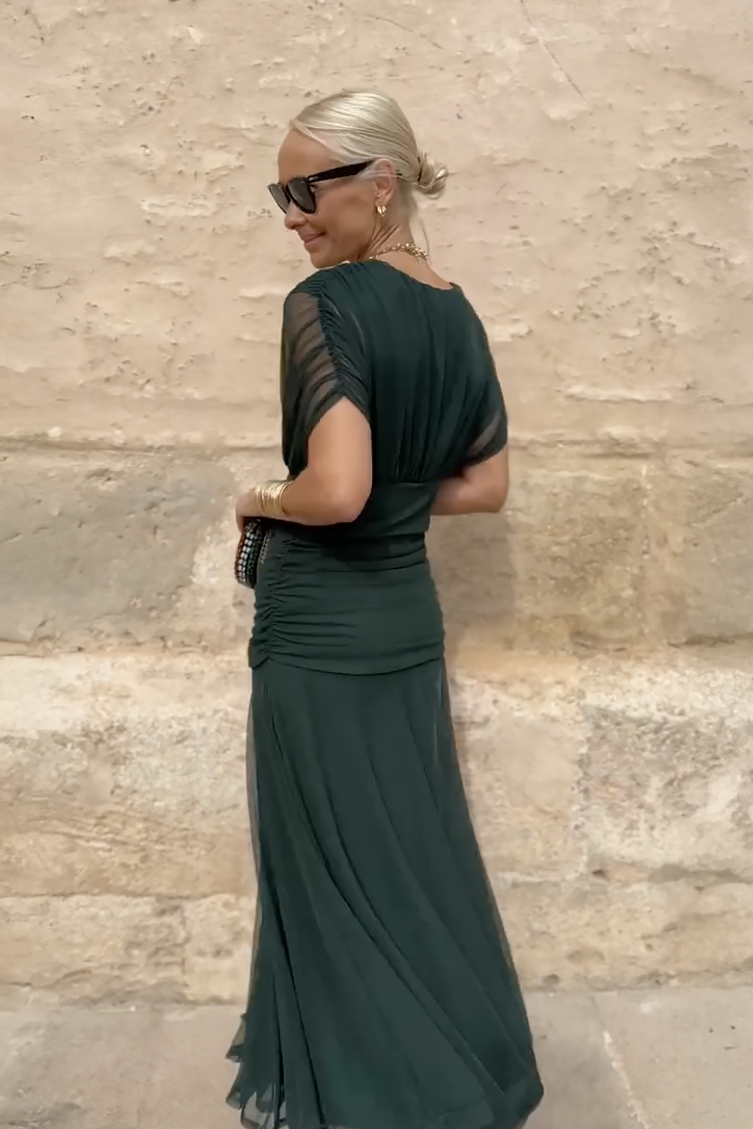 Bellucio™ | Elegante abito lungo da festa con scollo a V