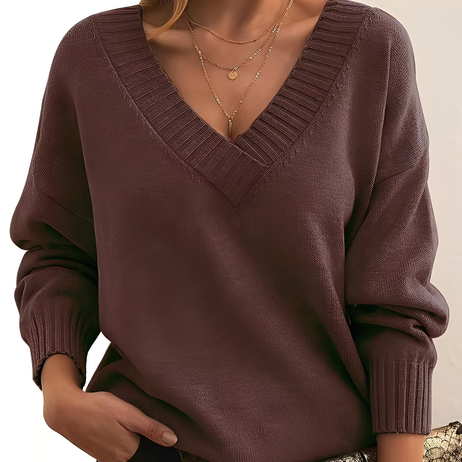 Merideth - Semplice, versatile maglione per donne