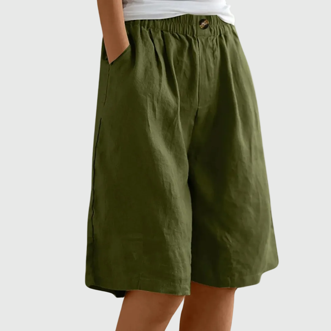 Bellucio™ | Pantaloni Corti Ampi con Vita Elastica Ella