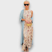 Elveria | Abito maxi con cardigan