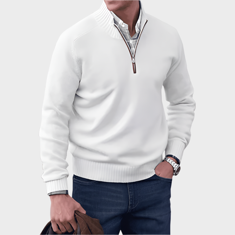 Malik | Maglione elegante con zip