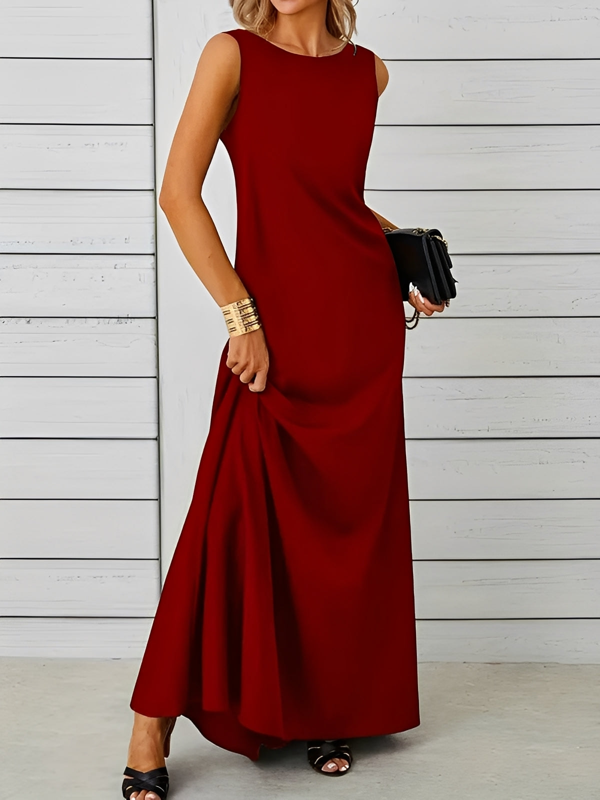 Saranna - Elegante Abito Lungo per Donne