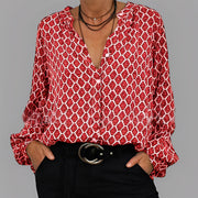 Angelle - Blusa casual, ampia per donne