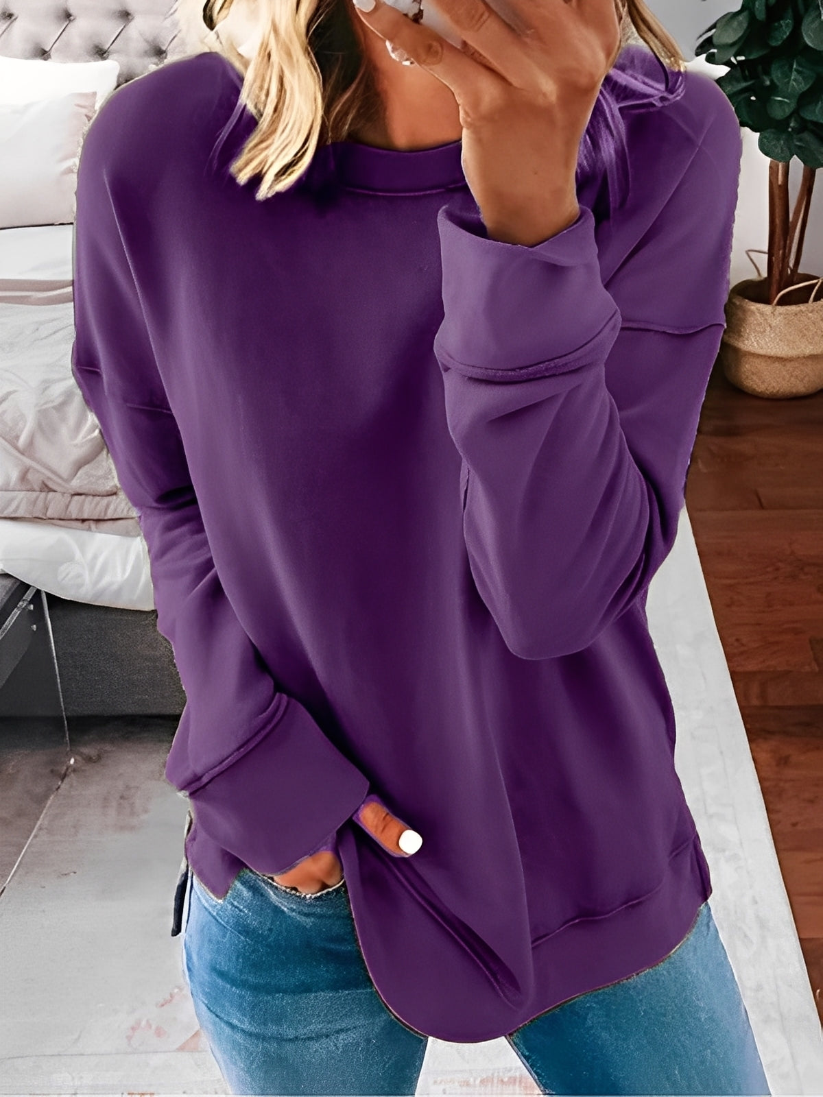 Charnette - Maglione retro morbido per donne