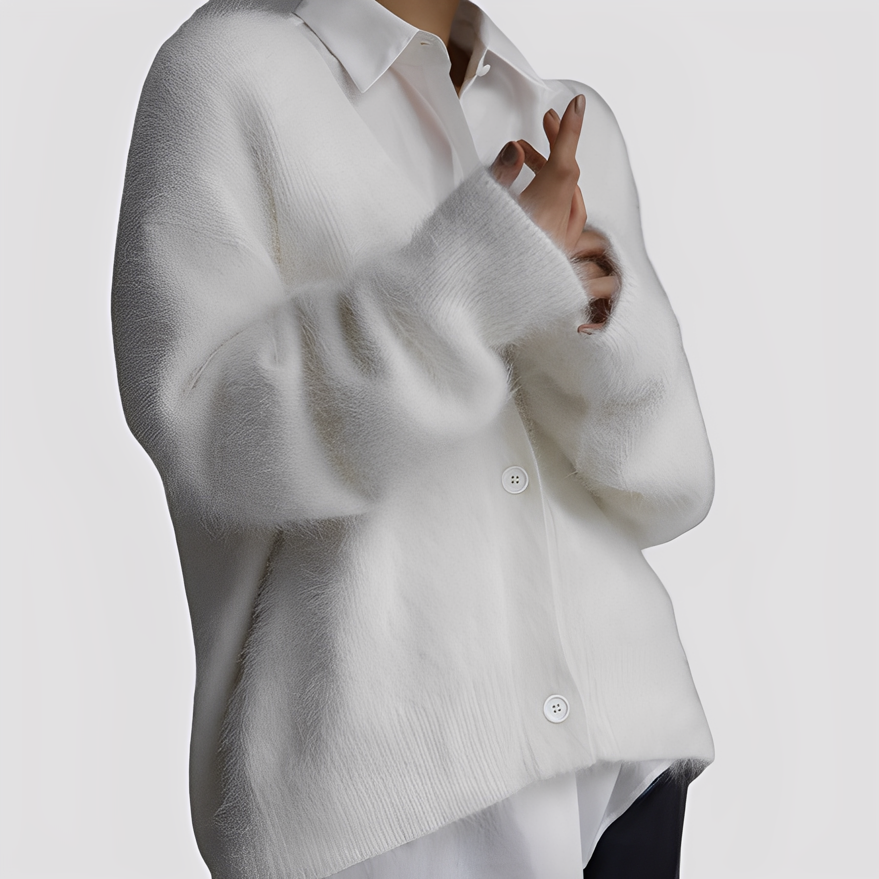 Lavena - Morbido Maglione Oversize in Cashmere per Donne