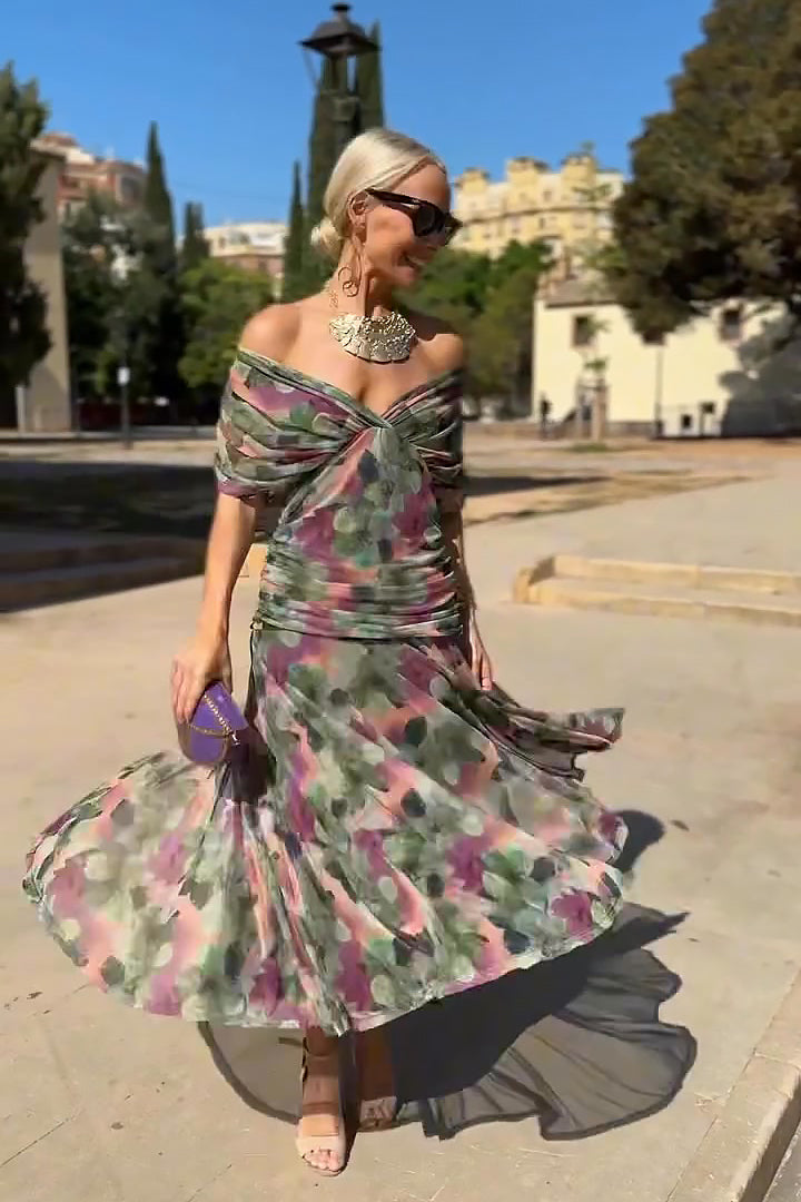 Bellucio™ | Elegante abito lungo da festa con scollo a V