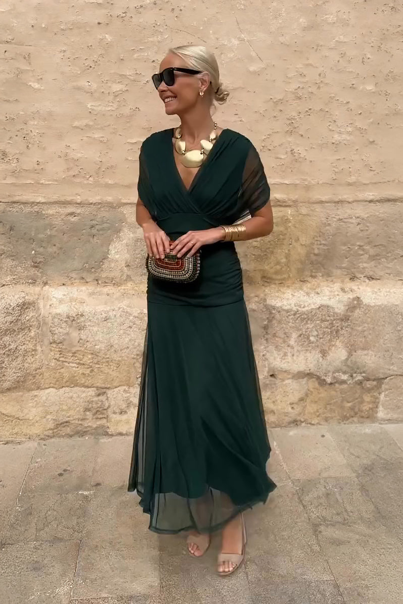 Bellucio™ | Elegante abito lungo da festa con scollo a V