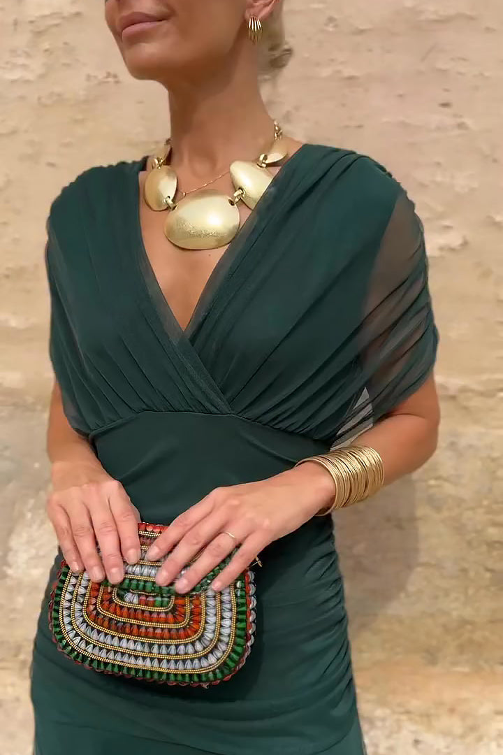 Bellucio™ | Elegante abito lungo da festa con scollo a V