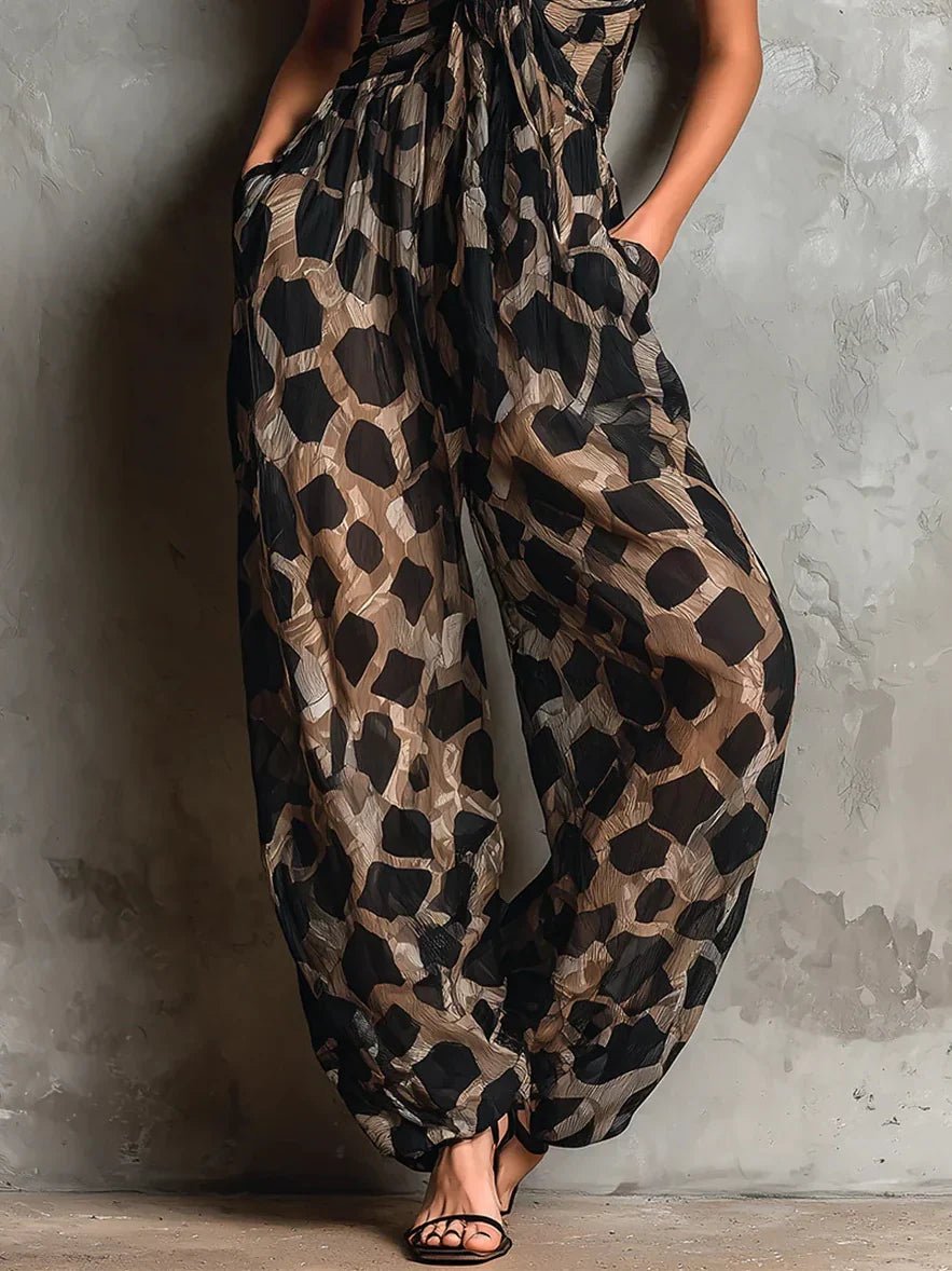Bellucio™ | Tuta Constance Stampa Leopardo
