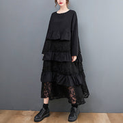 Lauryn - Abito bohemien casual con rouches per donne