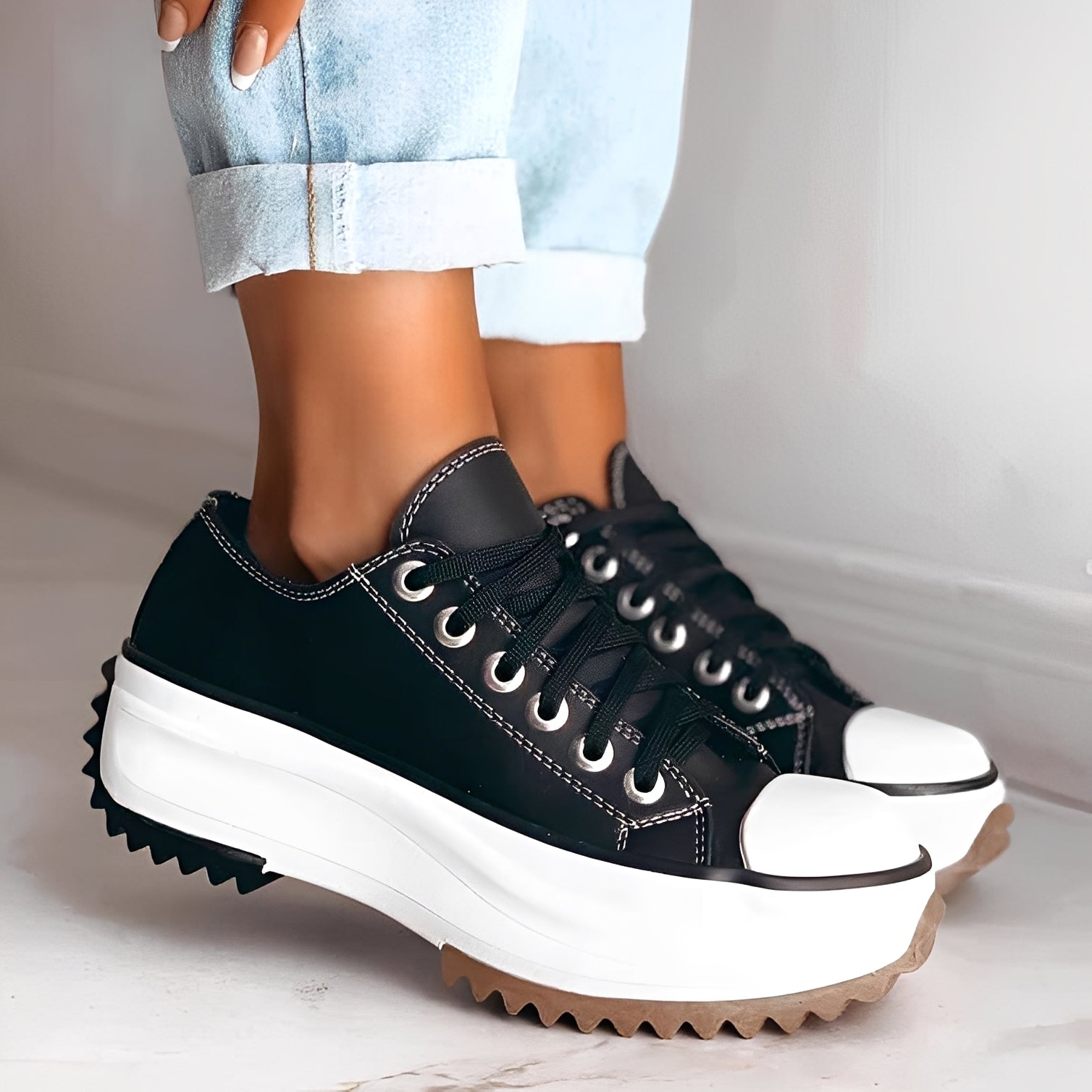 Lorayne - Scarpe casual con suola spessa per donne