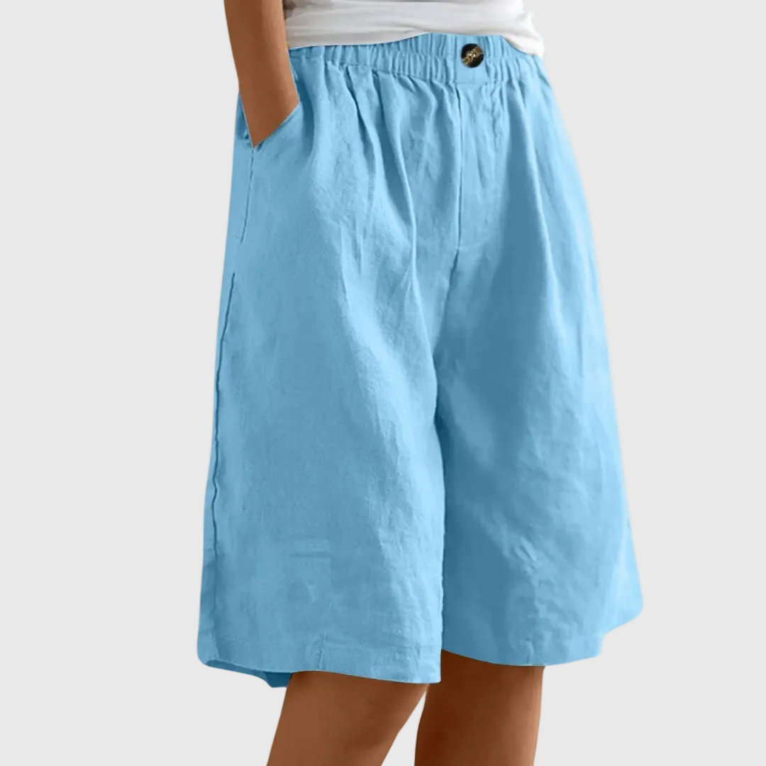 Bellucio™ | Pantaloni Corti Ampi con Vita Elastica Ella