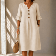 Bellucio™ | Abito Button Down Pli Creux Charlotte