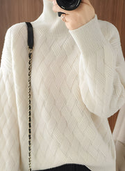 Ryanne - Maglione a collo alto in cashmere per donne