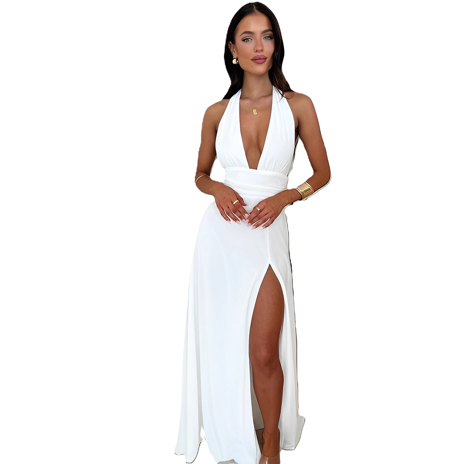 Clemency - Abito alla moda halter per donne