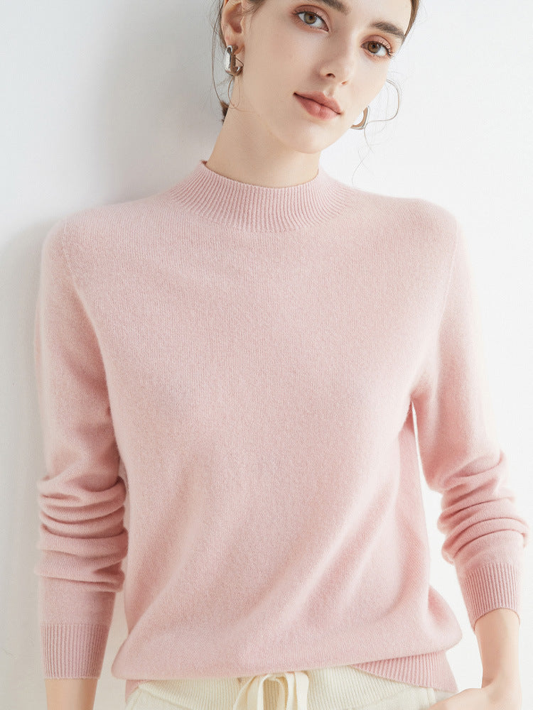 Rhoda - Semplice maglione di cashmere per donne
