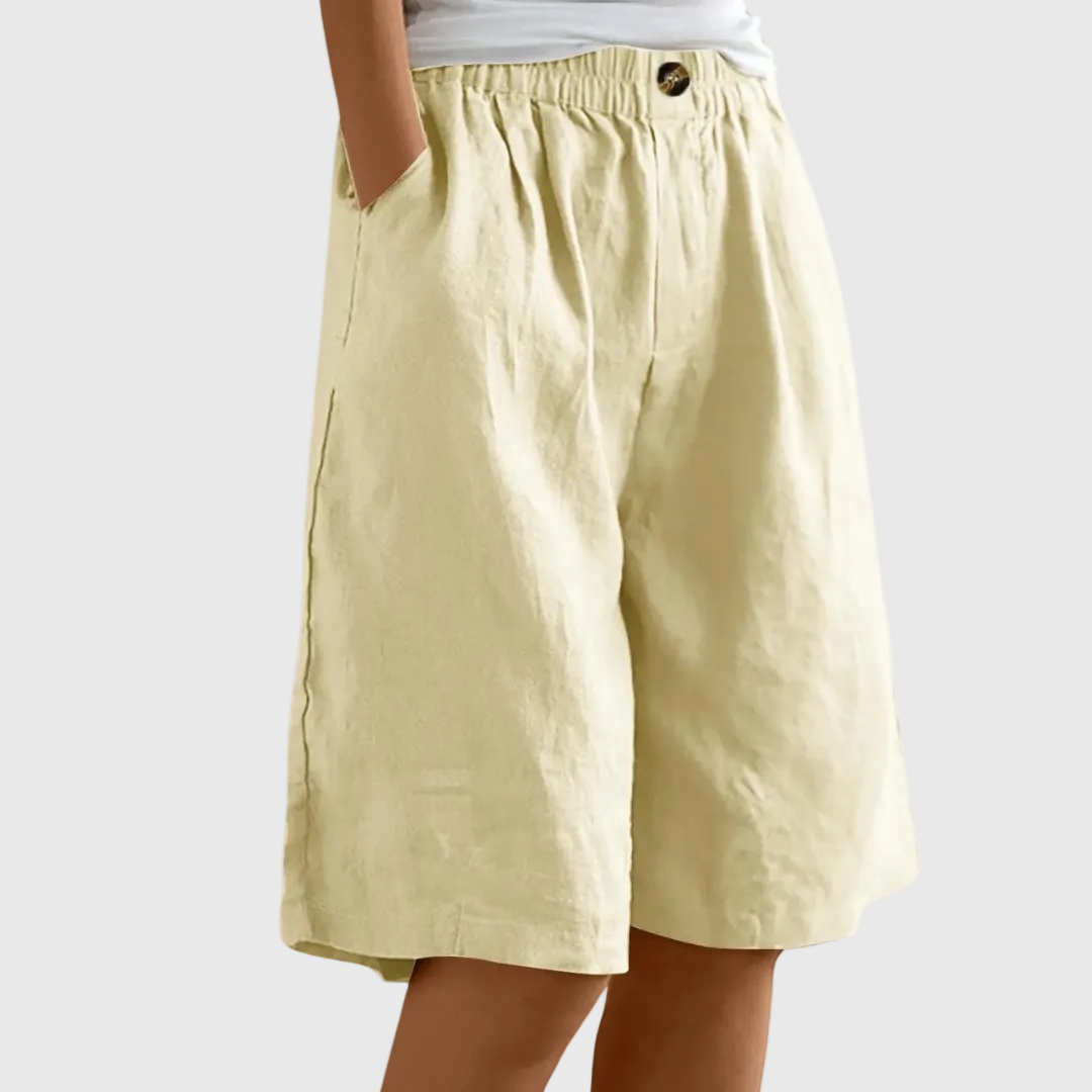 Bellucio™ | Pantaloni Corti Ampi con Vita Elastica Ella