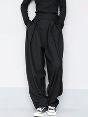 Marisa – Pantaloni larghi con chiusura a velcro