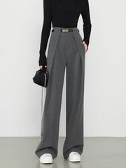 Lina – Pantaloni dritti con tasche