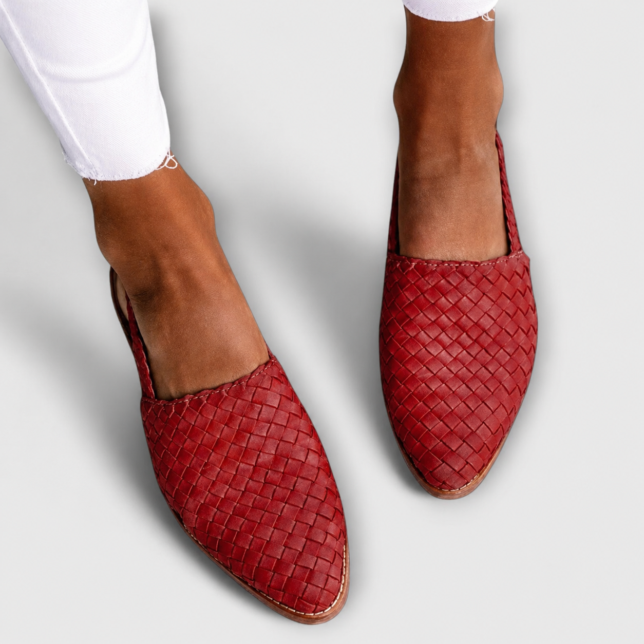 Bellucio™ | Mocassini Intrecciati con Fascia Posteriore