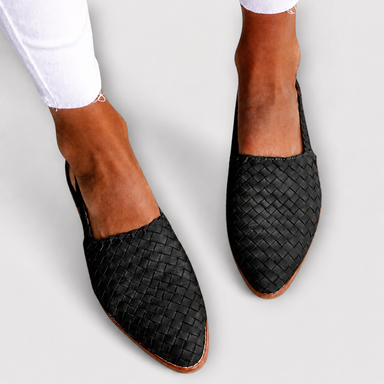 Bellucio™ | Mocassini Intrecciati con Fascia Posteriore