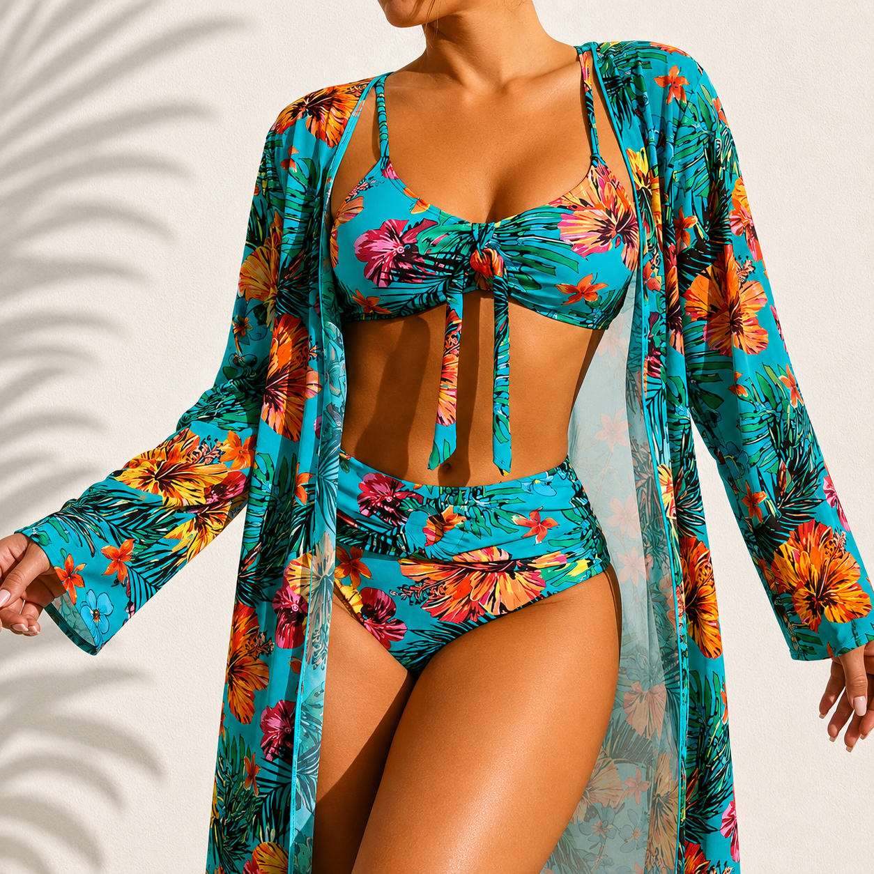 Bellucio | Bikini 3 Pezzi Elegante Tropicale Marie