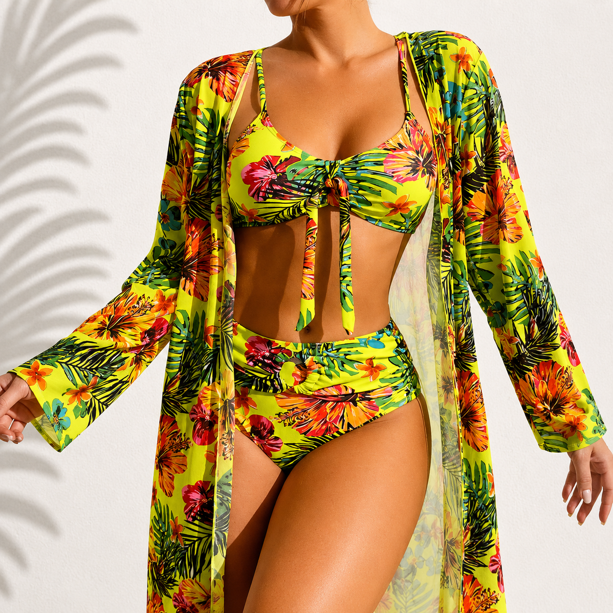 Bellucio | Bikini 3 Pezzi Elegante Tropicale Marie