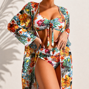 Bellucio | Bikini 3 Pezzi Elegante Tropicale Marie