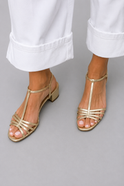 Allegra | Sandali Dorati Eleganza Quotidiana