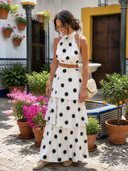 Bellucio™ | Set Top a Pois e Gonna Lunga