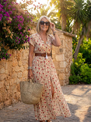Bellucio™ |  Vestito lungo bohemien e vaporoso con cintura