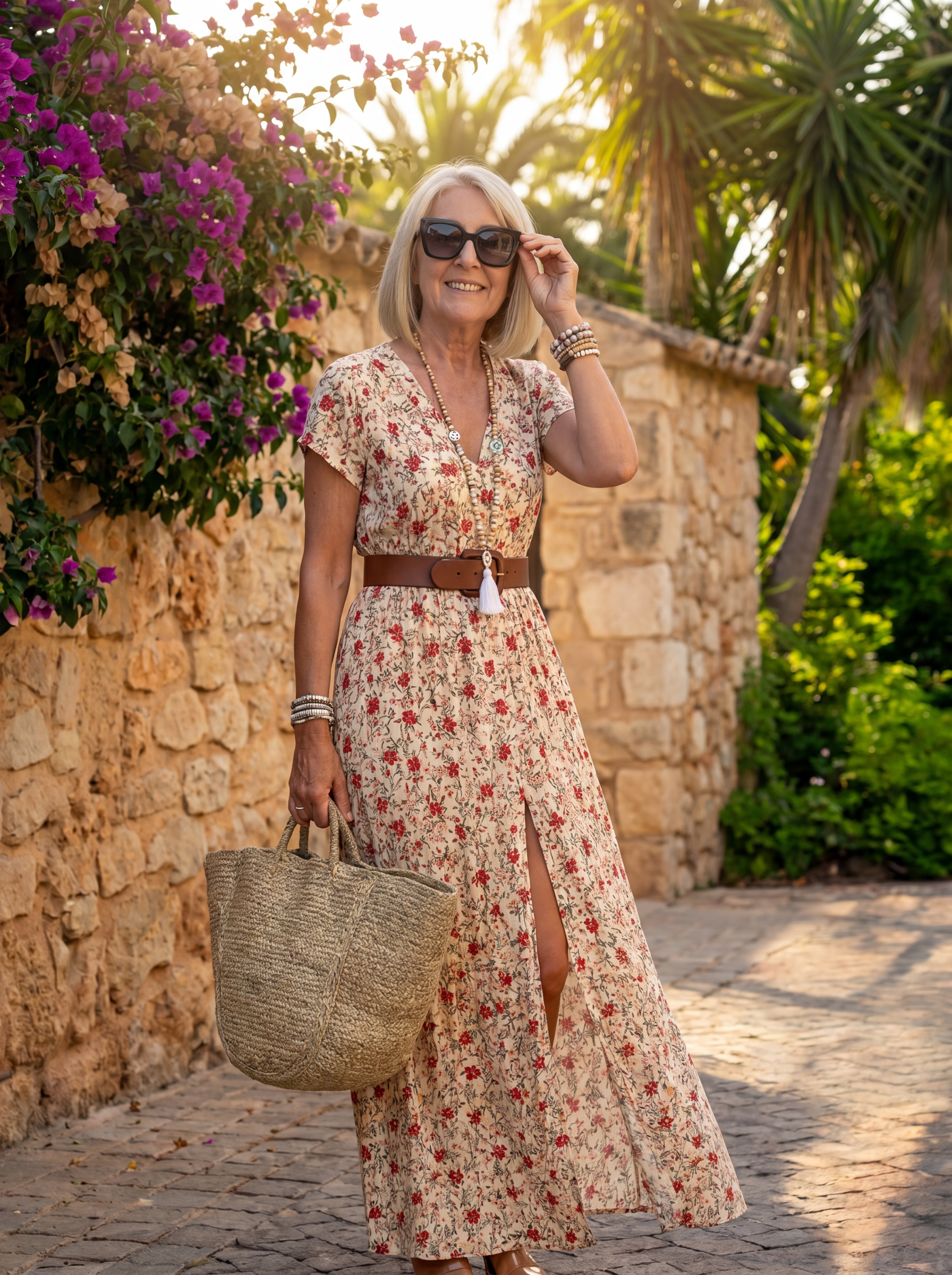 Bellucio™ |  Vestito lungo bohemien e vaporoso con cintura