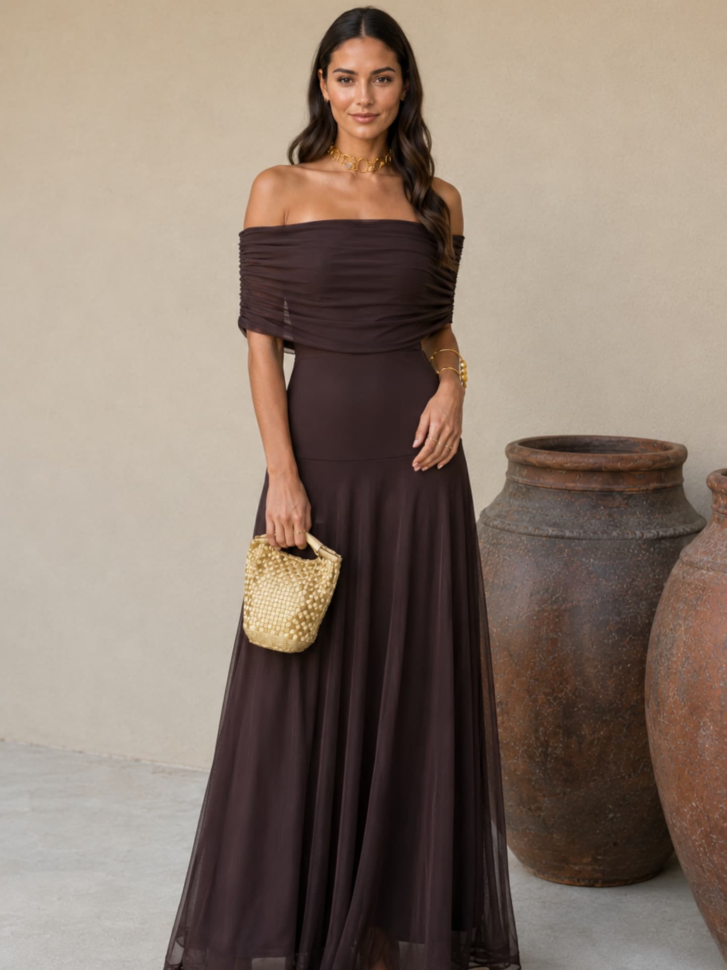 Bellucio™ | Abito Toledo in marrone