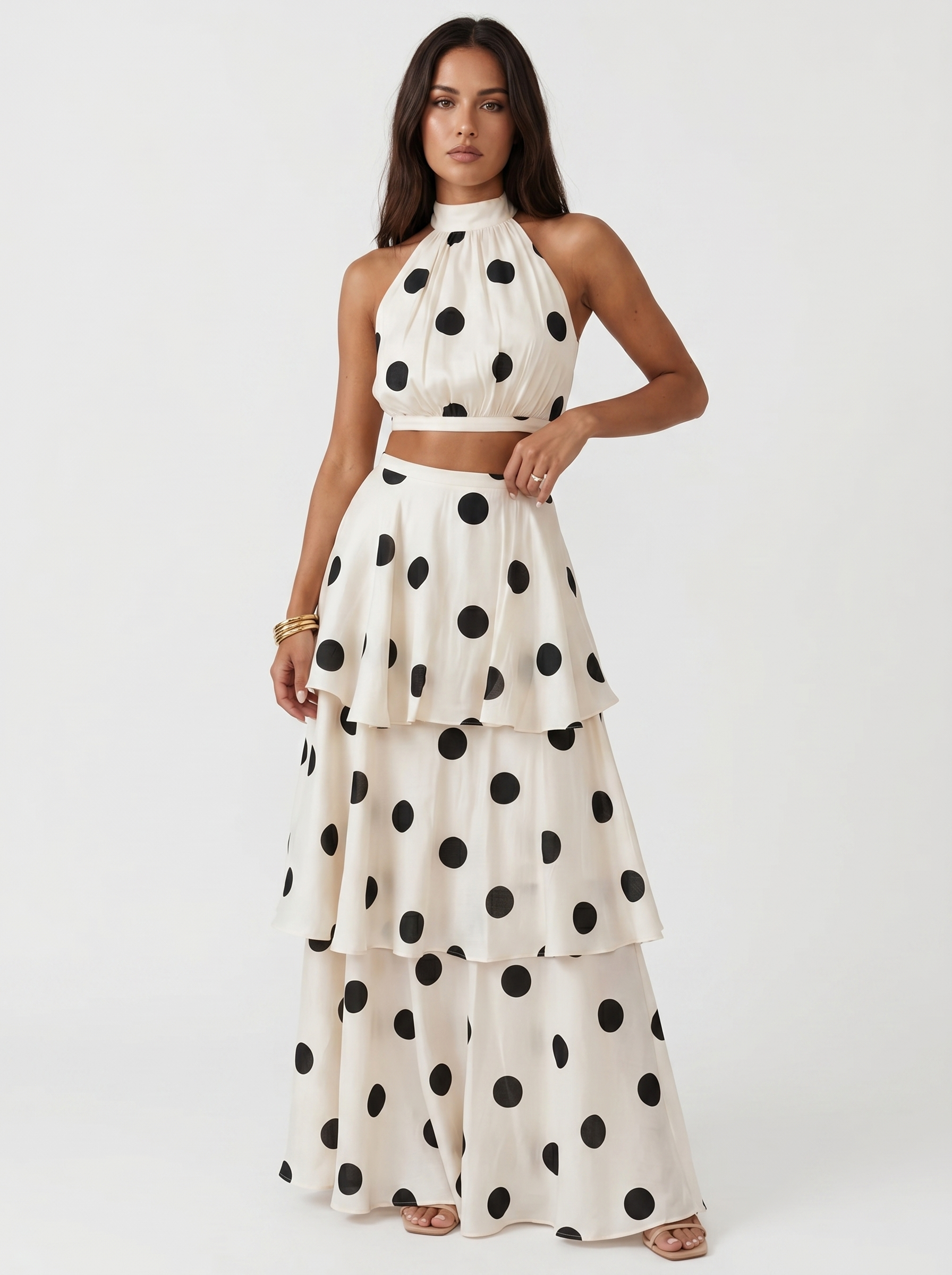 Bellucio™ | Set Top a Pois e Gonna Lunga
