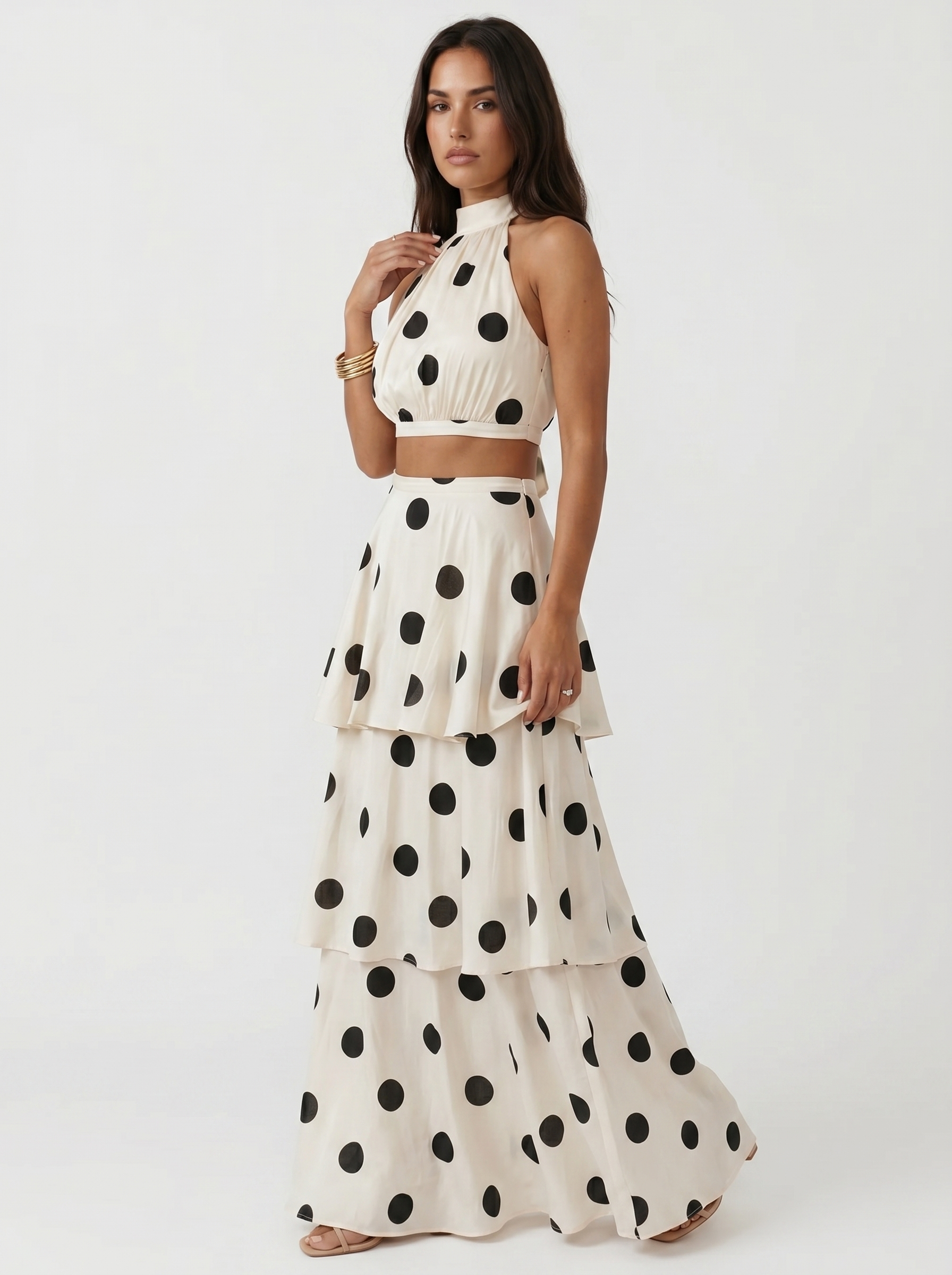 Bellucio™ | Set Top a Pois e Gonna Lunga