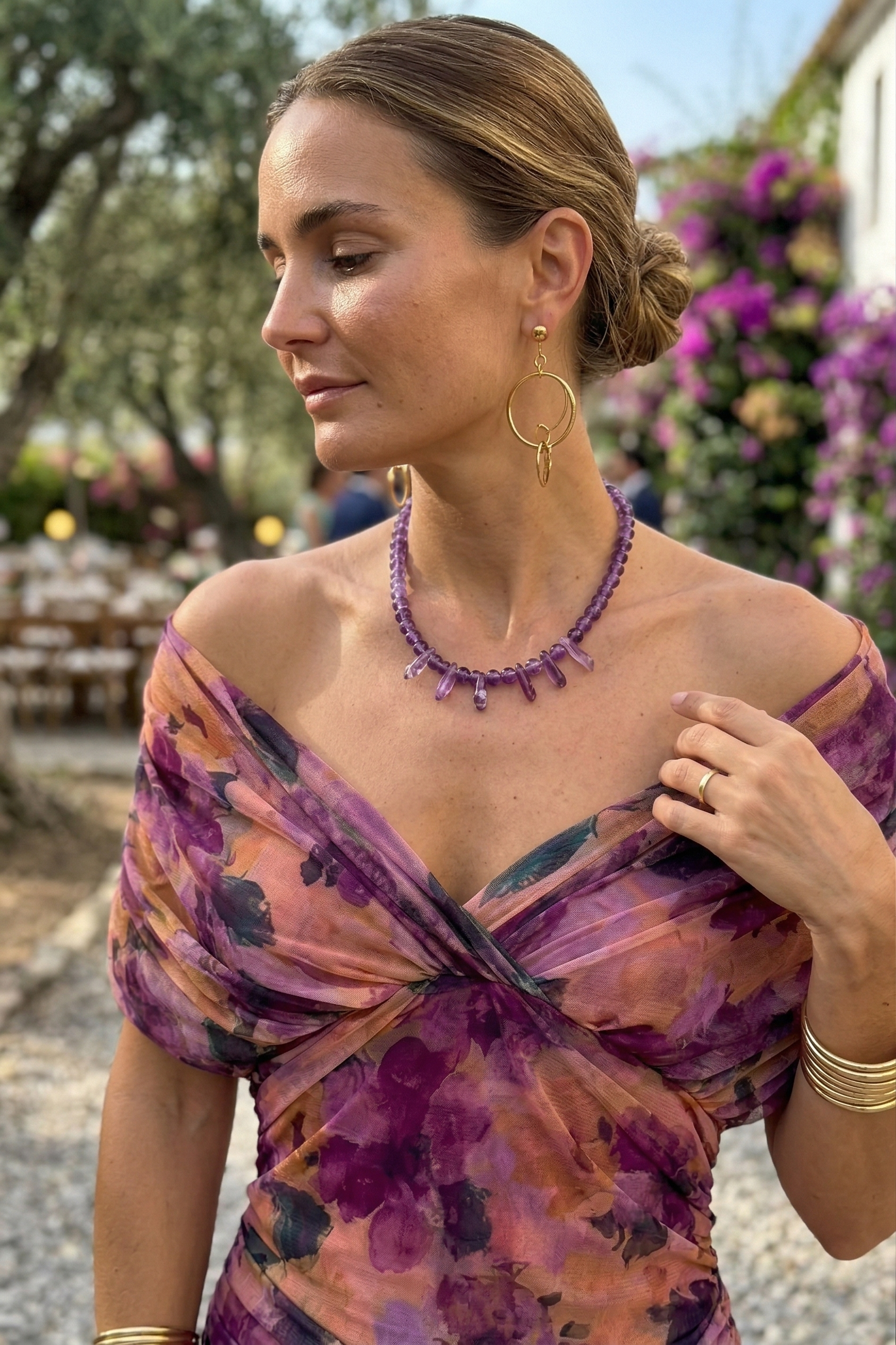 Bellucio™ | Abito Lungo con Scollatura a V