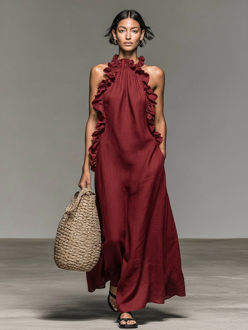 Bellucio™ | Abito Maxi con Tasche