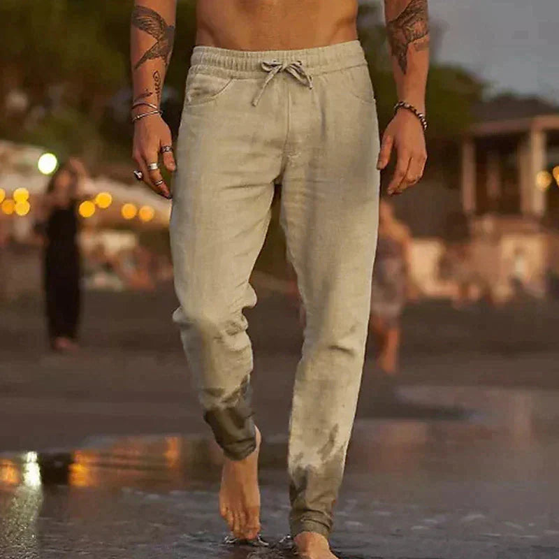 Bellucio™ | Mateo Pantaloni da Spiaggia in Lino