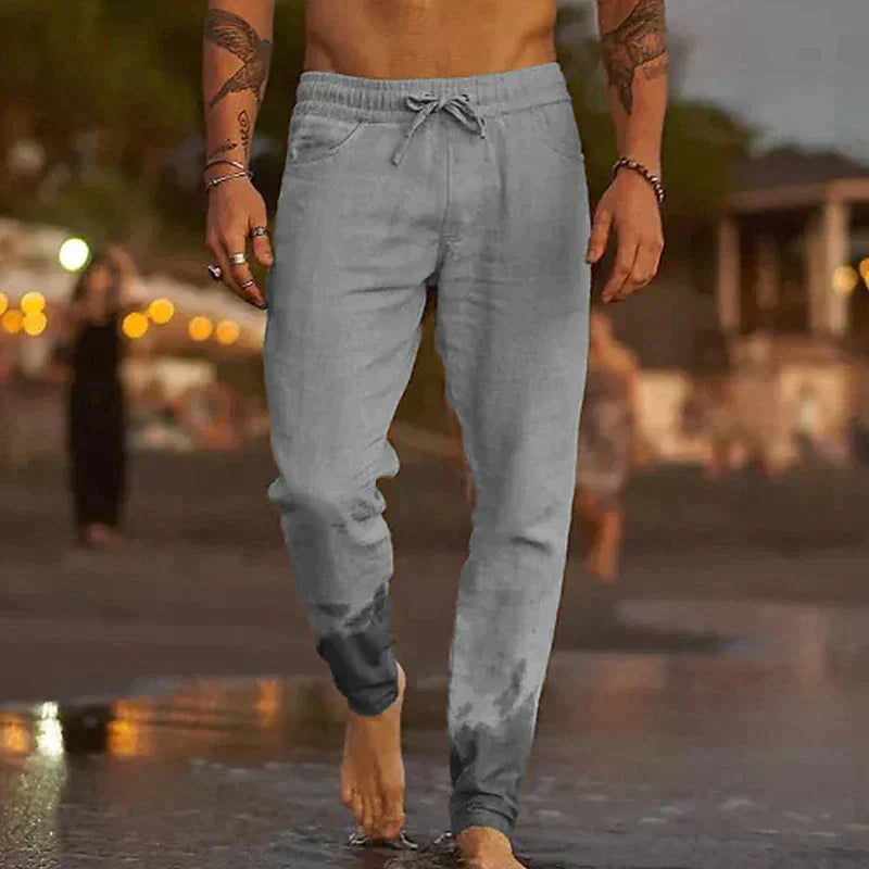 Bellucio™ | Mateo Pantaloni da Spiaggia in Lino
