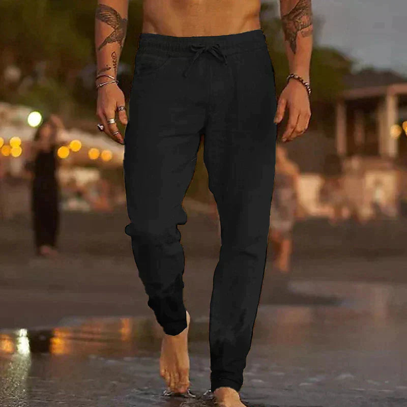 Bellucio™ | Mateo Pantaloni da Spiaggia in Lino